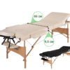 Портативний 3-х сегментний Масажний стіл кушетка 70 см