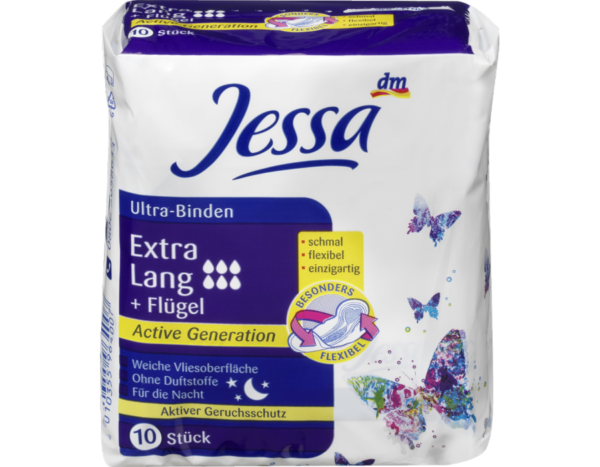 прокладки з потрійними крильцями Jessa Binden Ultra Extra Langпрокладки з потрійними крильцями Jessa Binden Ultra Extra Lang