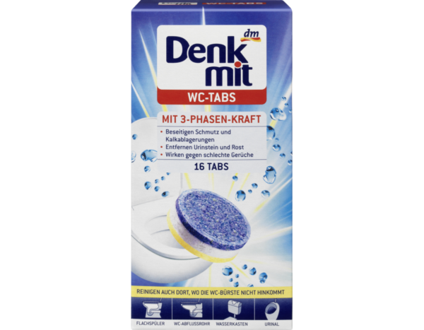таблетки в коліно унітазу DenkMit WC-Tabsтаблетки в коліно унітазу DenkMit WC-Tabsтаблетки в коліно унітазу DenkMit WC-Tabsтаблетки в коліно унітазу DenkMit WC-Tabs