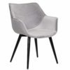 Стілець з оксамиту BH146 (Світло сірий)Стілець з оксамиту BH146 (Світло сірий)