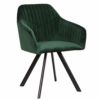 Стілець з оксамиту BH150 (Зелений)Стілець з оксамиту BH150 (Зелений)