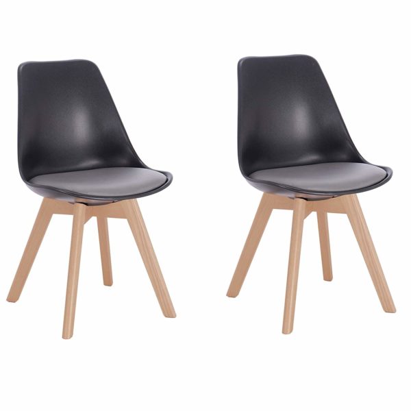 Стілець з масиву дерева BH97 (Чорний)Стілець з масиву дерева BH97 (Чорний)