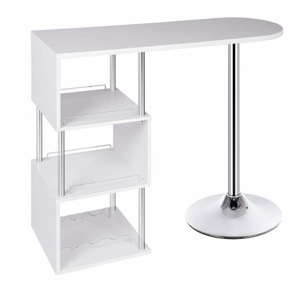 Барний стіл з 3 полицями, з винними стійками метал + МДФ BT22Барний стіл з 3 полицями, з винними стійками метал + МДФ BT22Барний стіл з 3 полицями, з винними стійками метал + МДФ BT22Барний стіл з 3 полицями, з винними стійками метал + МДФ BT22