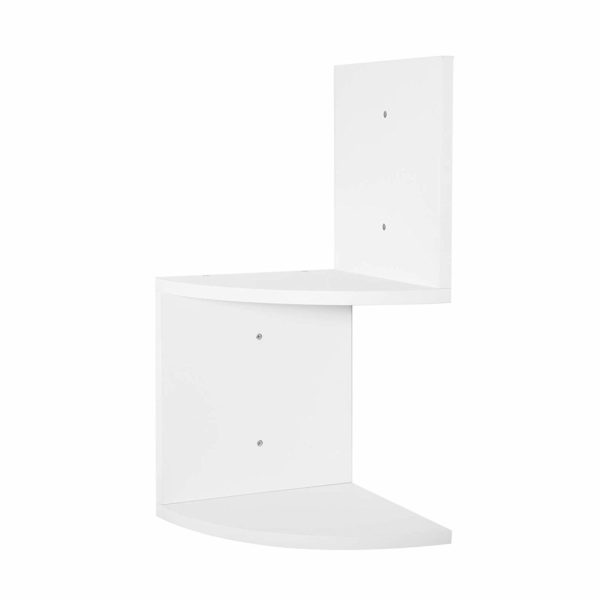 Полиця настінна кутова RG9312 (Білий)Полиця настінна кутова RG9312 (Білий)