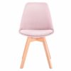 Стілець з оксамиту BH132 (Рожевий)Стілець з оксамиту BH132 (Рожевий)
