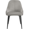 Стілець з оксамиту BH186 (Світло сірий)Стілець з оксамиту BH186 (Світло сірий)