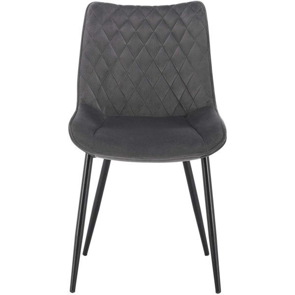 Стілець з оксамиту BH209 (Темно Сірий)Стілець з оксамиту BH209 (Темно Сірий)