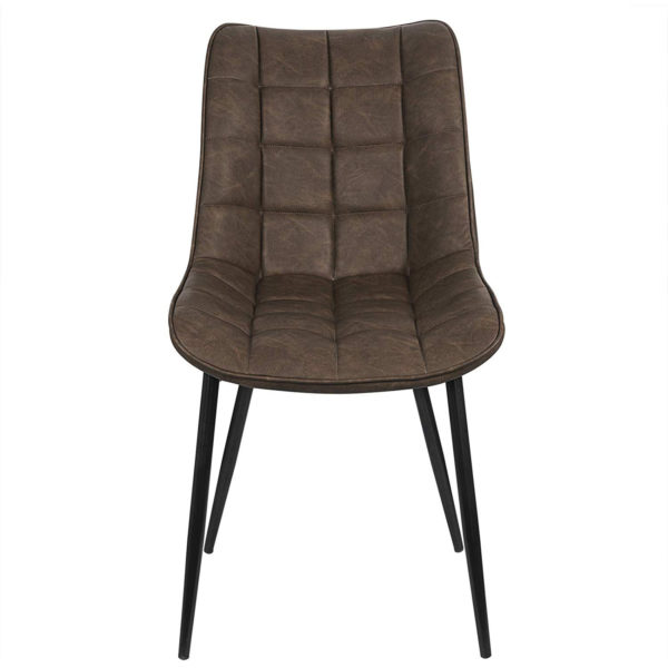 Стілець зі штучної шкіри BH207 (Коричневий)Стілець зі штучної шкіри BH207 (Коричневий)