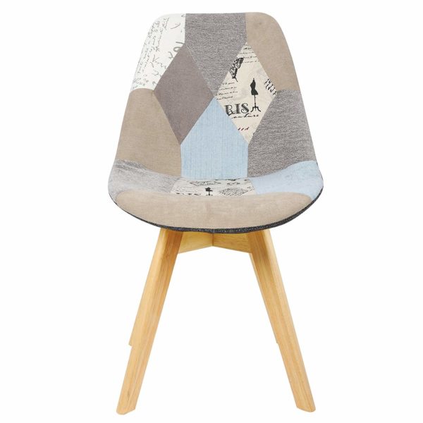 Стул з дерев'яними ніжками Woltu 1Стул з дерев'яними ніжками Woltu 1