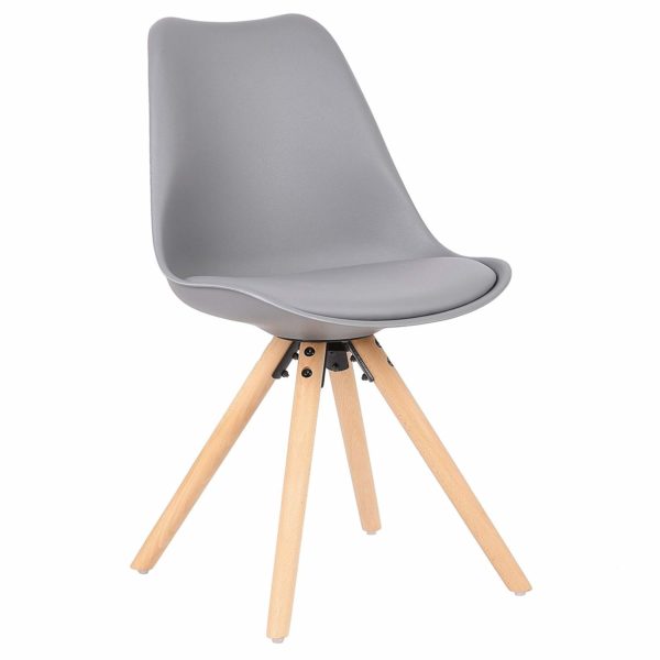 Крісла з дерев'яними ніжками BH52 (Сірий)Стулья з дерев'яними ніжками BH52 (Сірий)Стулья з дерев'яними ніжками BH52 (Сірий)Стулья з дерев'яними ніжками BH52 (Сірий)