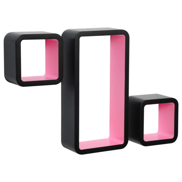 Набір із 3 настінних полиць RG9248 РожевийНабір із 3 настінних полиць RG9248 РожевийНабір із 3 настінних полиць RG9248 РожевийНабір із 3 настінних полиць RG9248 Рожевий