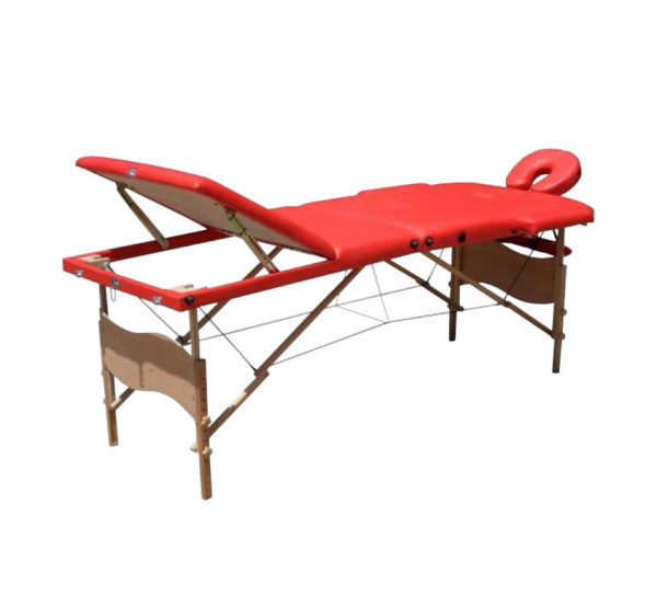 Масажний стіл 3х секційний масажна кушетка DS MS169 Червоний