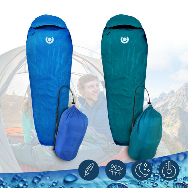Спальний мішок 200х75 см Кемпінговий спальний мішок до - 0°C