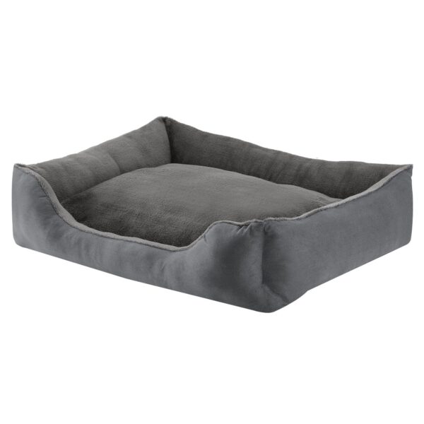 Лежанка для собаки 75 х 60 х 15 см Eila L СіраЛежанка для собаки 75 х 60 х 15 см Eila L Сіра