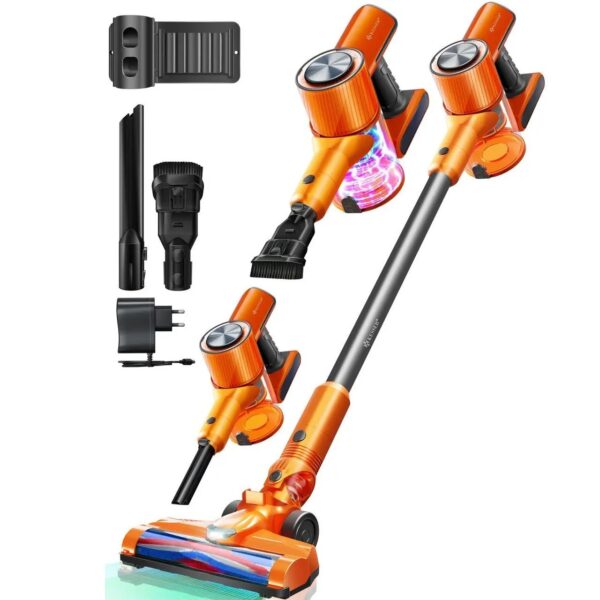 Акумуляторний пилосос 3в1 KESSER з фільтром HEPA без мішка золотистий НімеччинаАкумуляторний пилосос 3в1 KESSER з фільтром HEPA без мішка золотистий Німеччина